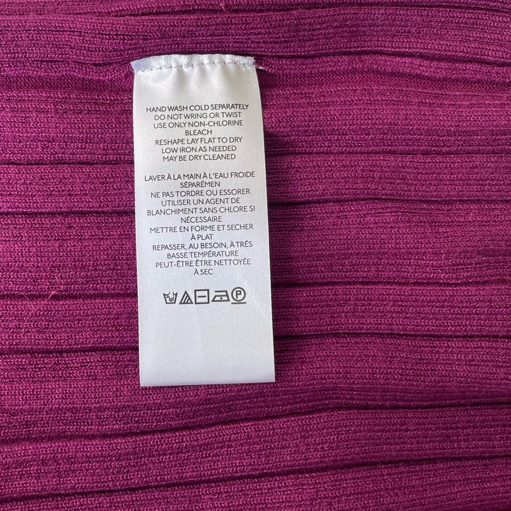 NWT Anthropologie Plum/Purple Long sleeve  Sweater - Picture 14 of 14